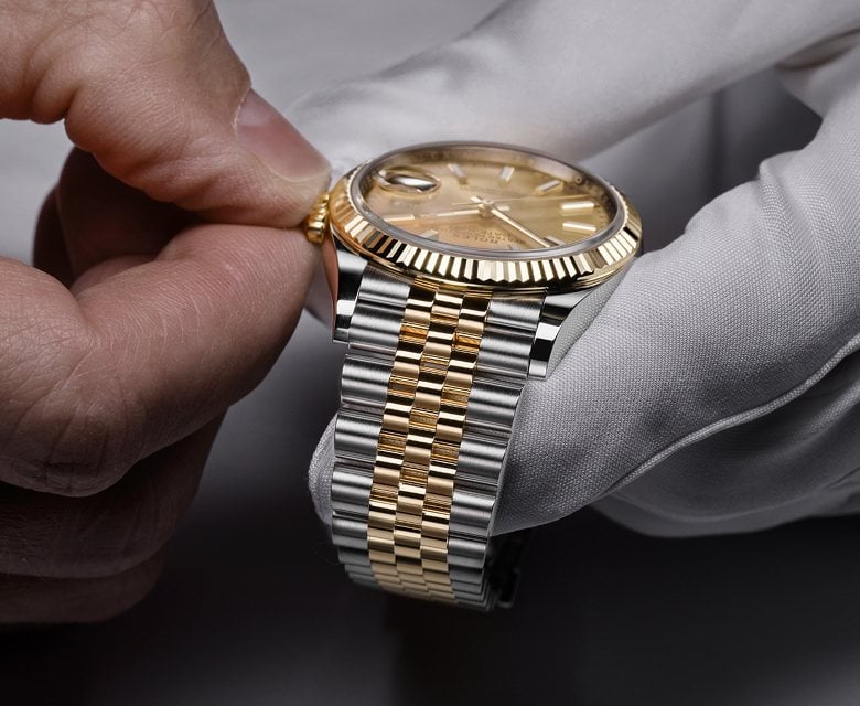O procedimento de manutenção Rolex