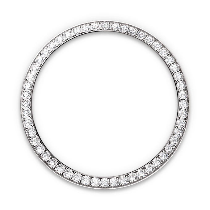 Rolex datejust em Oyster, 36 mm, aço Oystersteel, ouro branco e diamantes m126284rbr-0011 em Marcolino