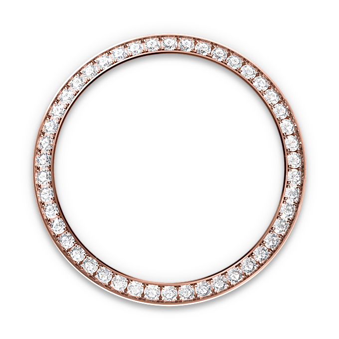 Rolex datejust em Oyster, 31 mm, ouro Everose e diamantes m278285rbr-0005 em Marcolino