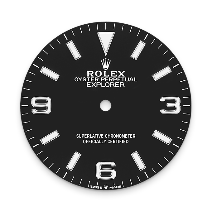 Rolex explorer em Oyster, 36 mm, aço Oystersteel m124270-0001 em Marcolino
