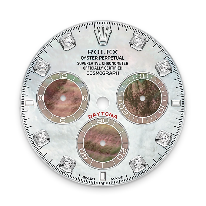Rolex cosmograph-daytona em Oyster, 40 mm, ouro branco e diamantes m126589rbr-0001 em Marcolino