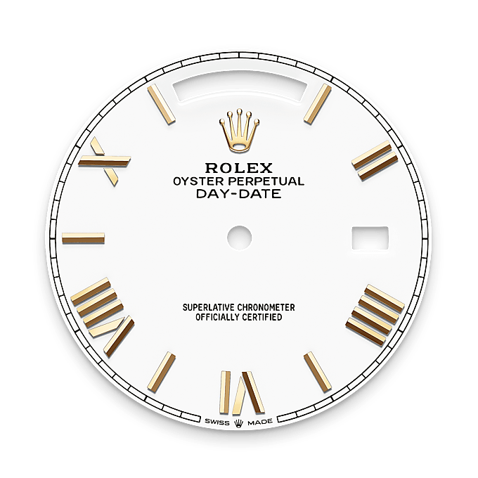 Rolex day-date em Oyster, 40 mm, yellow gold m228238-0042 em Marcolino