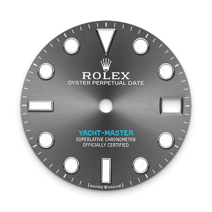 Rolex yacht-master em Oyster, 37 mm, aço Oystersteel e platina m268622-0002 em Marcolino