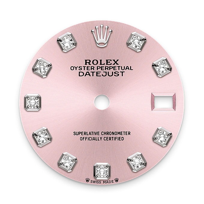 Rolex lady-datejust em Oyster, 28 mm, aço Oystersteel, ouro branco e diamantes m279384rbr-0004 em Marcolino