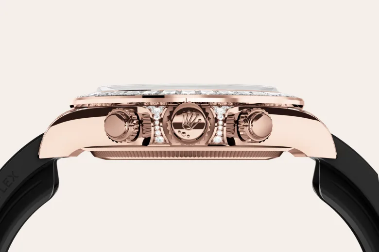 Rolex cosmograph-daytona em Oyster, 40 mm, ouro Everose e diamantes m126535tbr-0002 em Marcolino