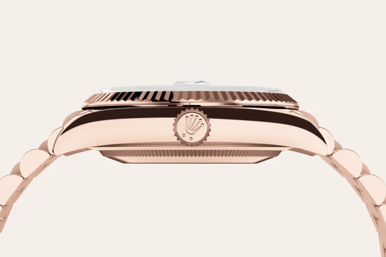 Rolex day-date em Oyster, 36 mm, ouro Everose m128235-0009 em Marcolino