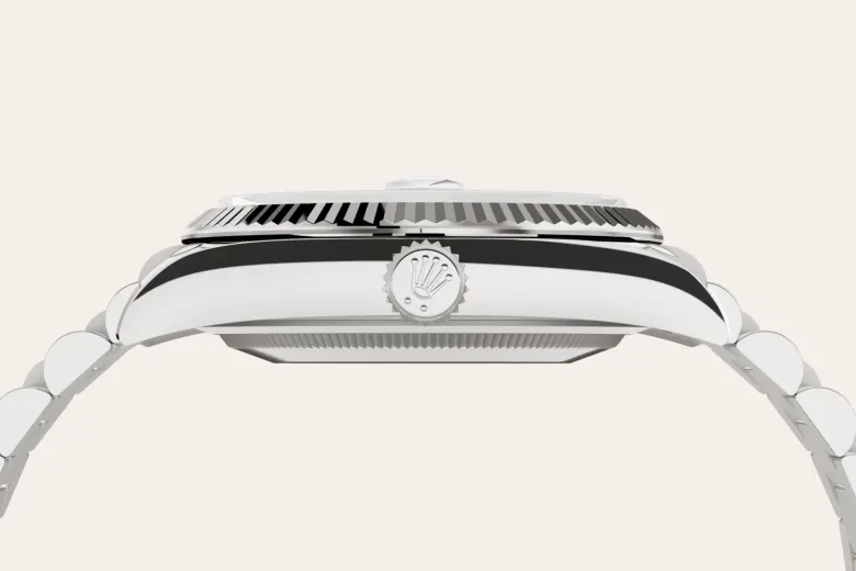 Rolex day-date em Oyster, 36 mm, ouro branco m128239-0005 em Marcolino