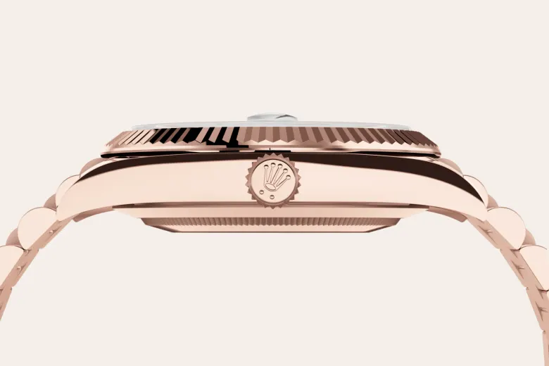 Rolex day-date em Oyster, 40 mm, ouro Everose m228235-0055 em Marcolino