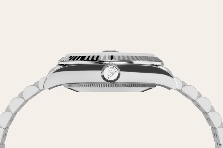 Rolex datejust em Oyster, 31 mm, aço Oystersteel e ouro branco m278274-0018 em Marcolino