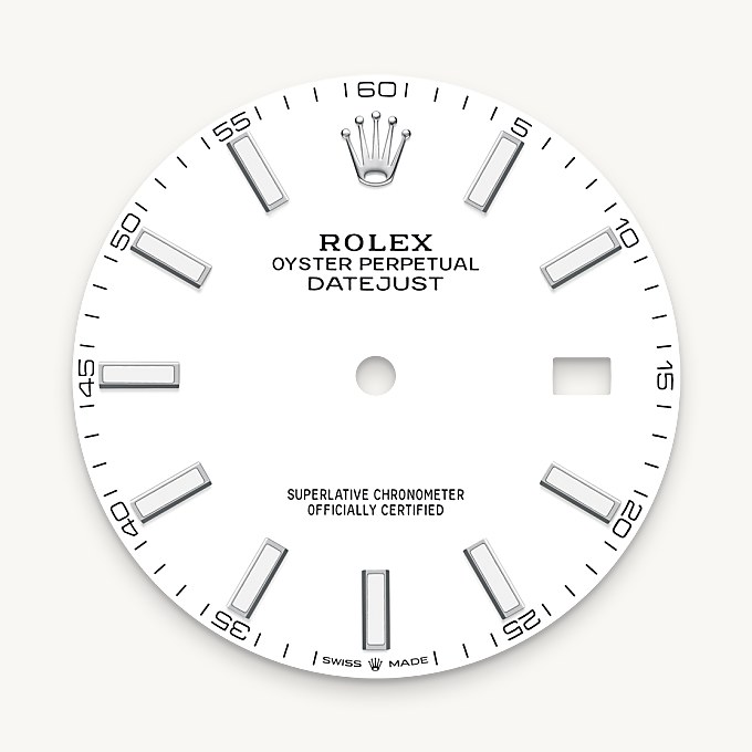 Rolex datejust em Oyster, 41 mm, aço Oystersteel m126300-0005 em Marcolino