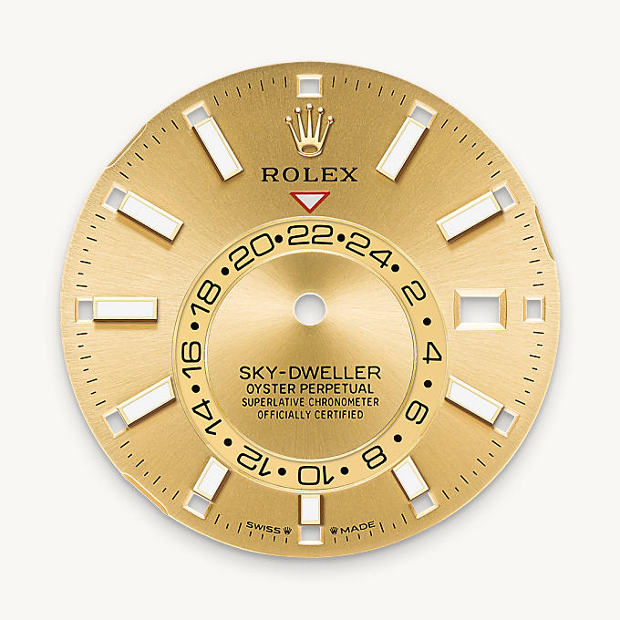 Rolex sky-dweller em Oyster, 42 mm, aço Oystersteel e ouro amarelo m336933-0001 em Marcolino