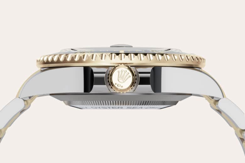 Rolex sea-dweller in Oyster, 43 mm, Oystersteel and yellow gold m126603-0001 at Marcolino