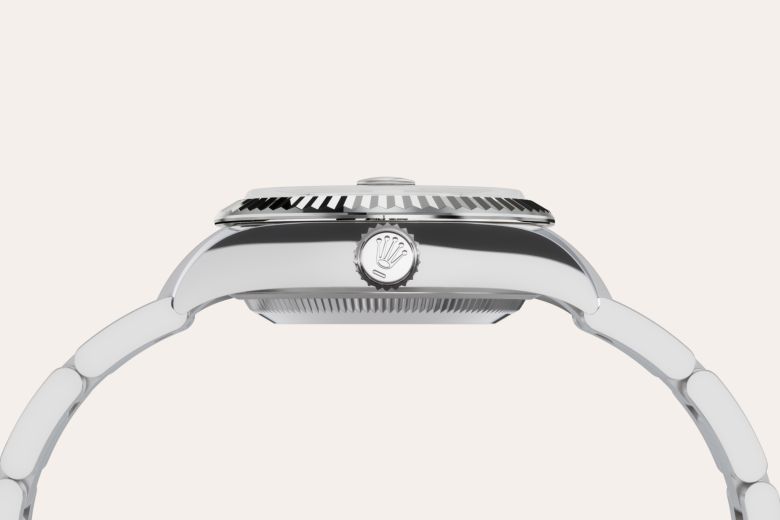 Rolex lady-datejust in Oyster, 28 mm, Oystersteel and white gold m279174-0008 at Marcolino
