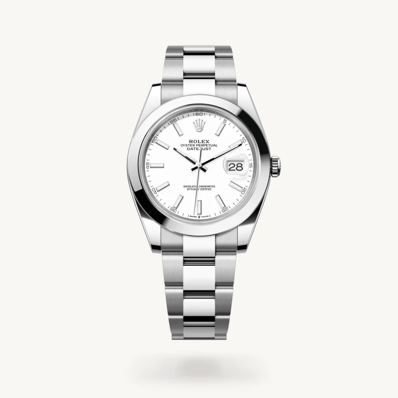 Rolex datejust em Oyster, 41 mm, aço Oystersteel m126300-0005 em Marcolino