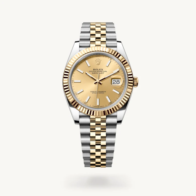 Rolex datejust em Oyster, 41 mm, aço Oystersteel e ouro amarelo m126333-0010 em Marcolino