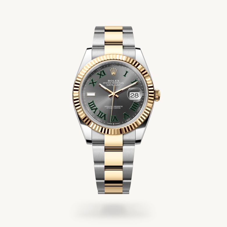 Rolex datejust in Oyster, 41 mm, Oystersteel and yellow gold m126333-0019 at Marcolino