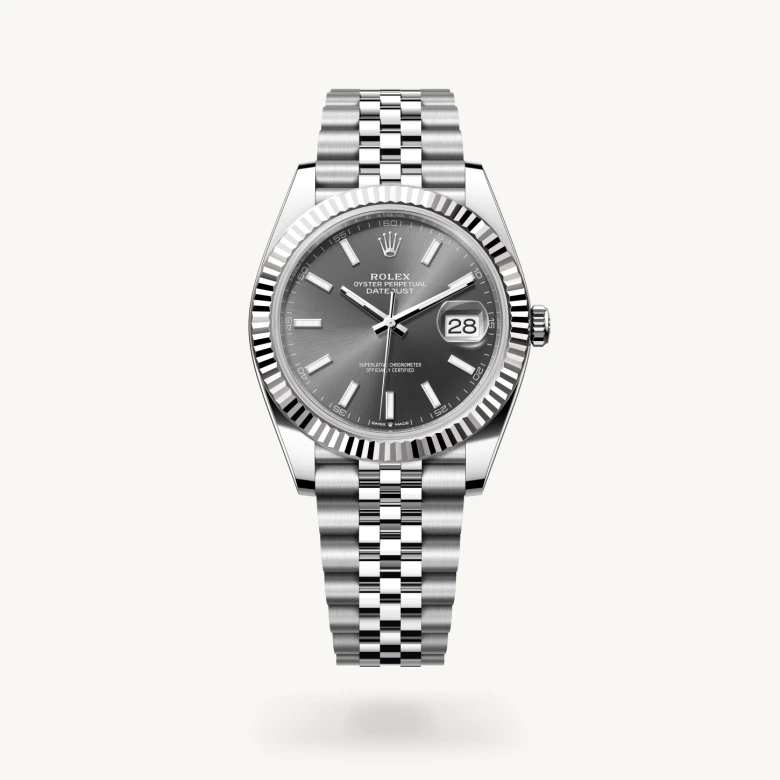 Rolex datejust em Oyster, 41 mm, aço Oystersteel e ouro branco m126334-0014 em Marcolino