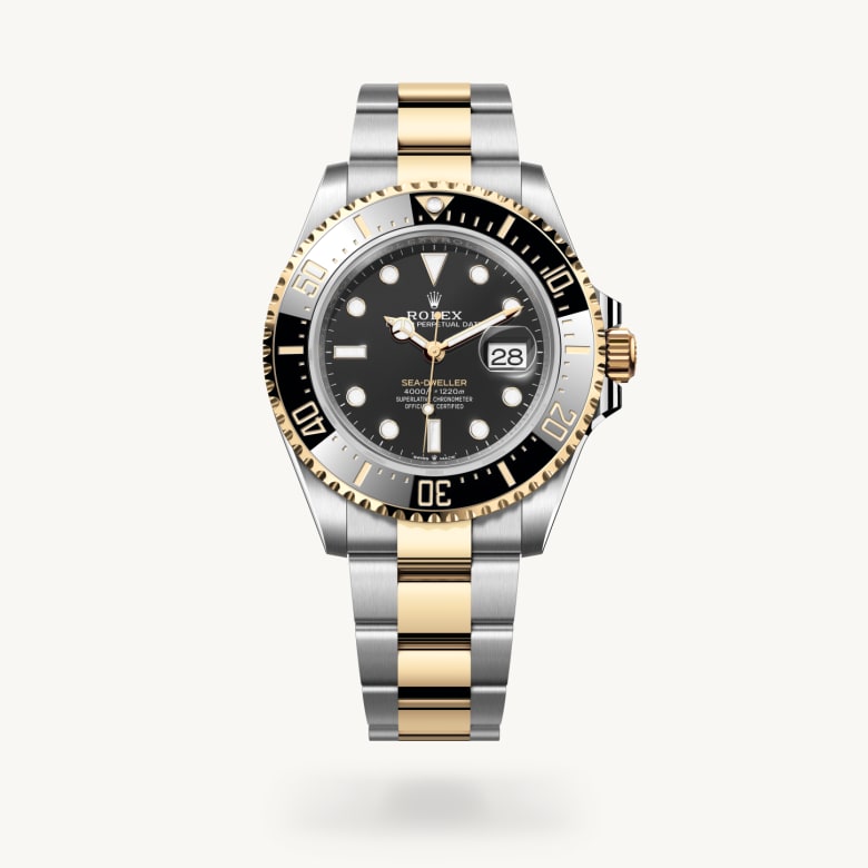 Rolex sea-dweller in Oyster, 43 mm, Oystersteel and yellow gold m126603-0001 at Marcolino