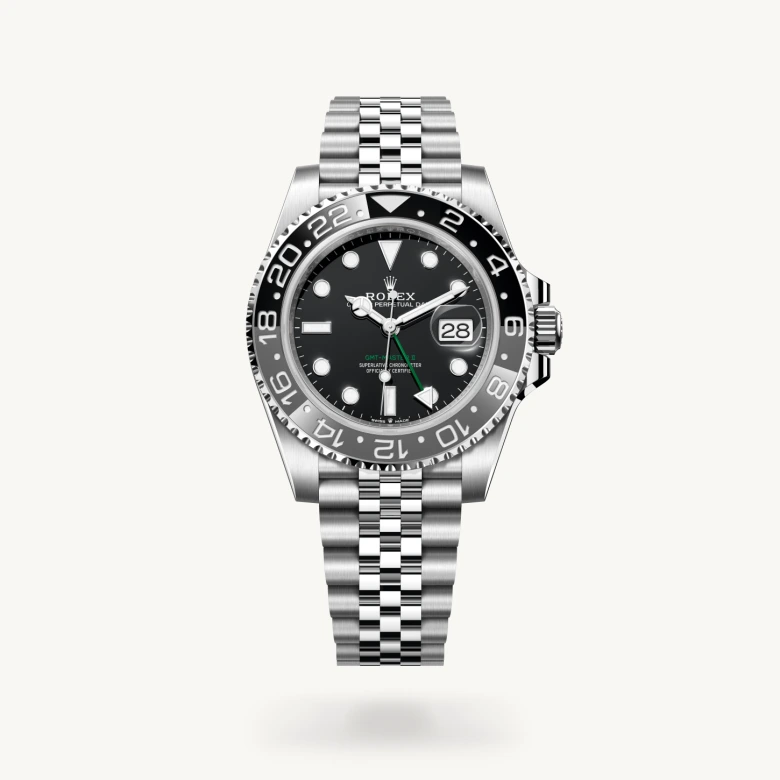 Rolex gmt-master-ii em Oyster, 40 mm, aço Oystersteel m126710grnr-0003 em Marcolino