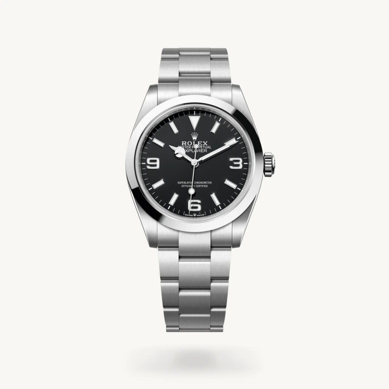 Rolex explorer em Oyster, 40 mm, aço Oystersteel m224270-0001 em Marcolino