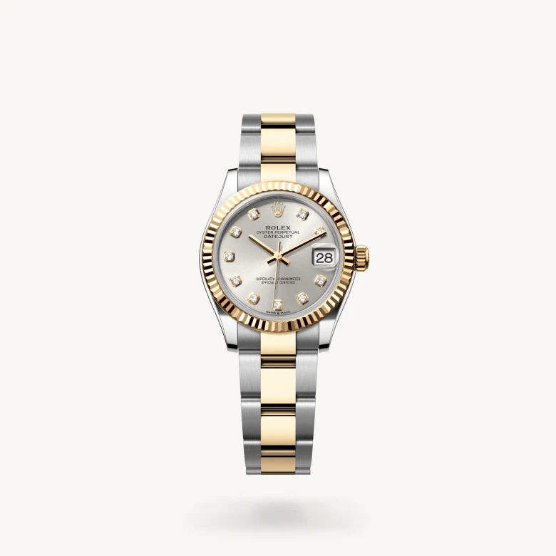 Rolex datejust em Oyster, 31 mm, aço Oystersteel e ouro amarelo m278273-0019 em Marcolino