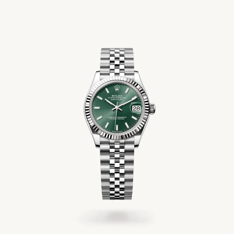 Rolex datejust em Oyster, 31 mm, aço Oystersteel e ouro branco m278274-0018 em Marcolino
