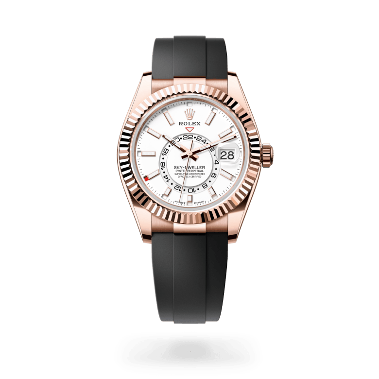 Rolex sky-dweller em Oyster, 42 mm, ouro Everose m336235-0003 em Marcolino