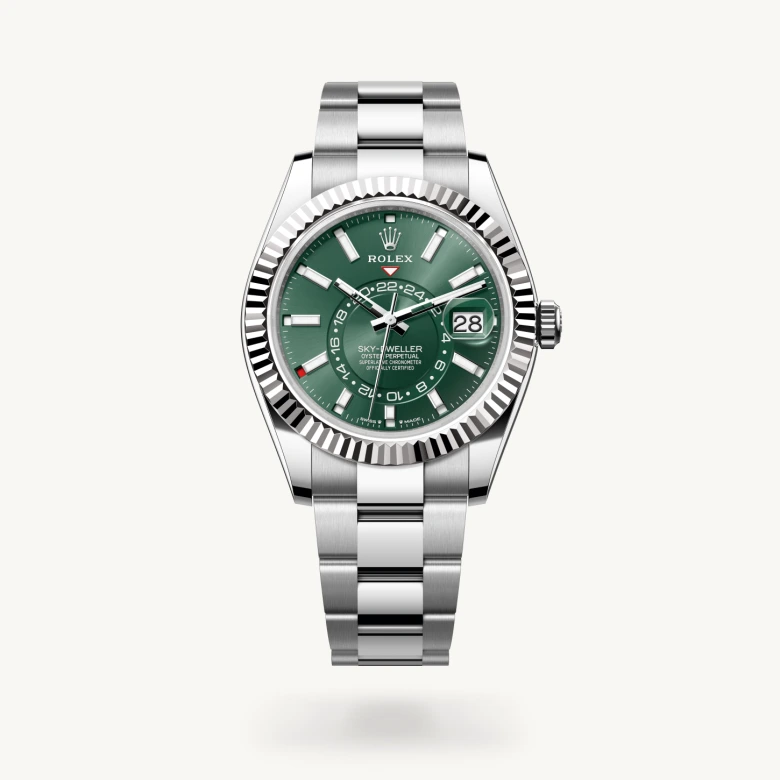 Rolex sky-dweller em Oyster, 42 mm, Oystersteel and white gold m336934-0001 em Marcolino