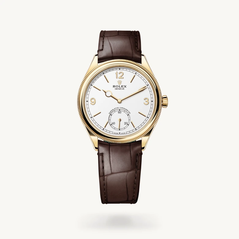 Rolex 1908 em 39 mm, ouro amarelo de 18 quilates, acabamento polido m52508-0006 em Marcolino