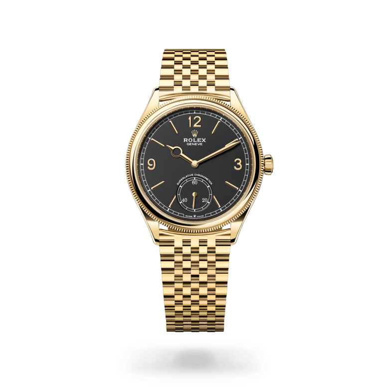 Rolex 1908 em 39 mm, ouro amarelo de 18 quilates, acabamento polido m52508-0007 em Marcolino