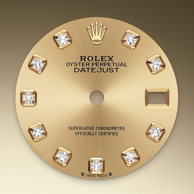 Rolex lady-datejust em Oyster, 28 mm, yellow gold m279178-0017 em Marcolino