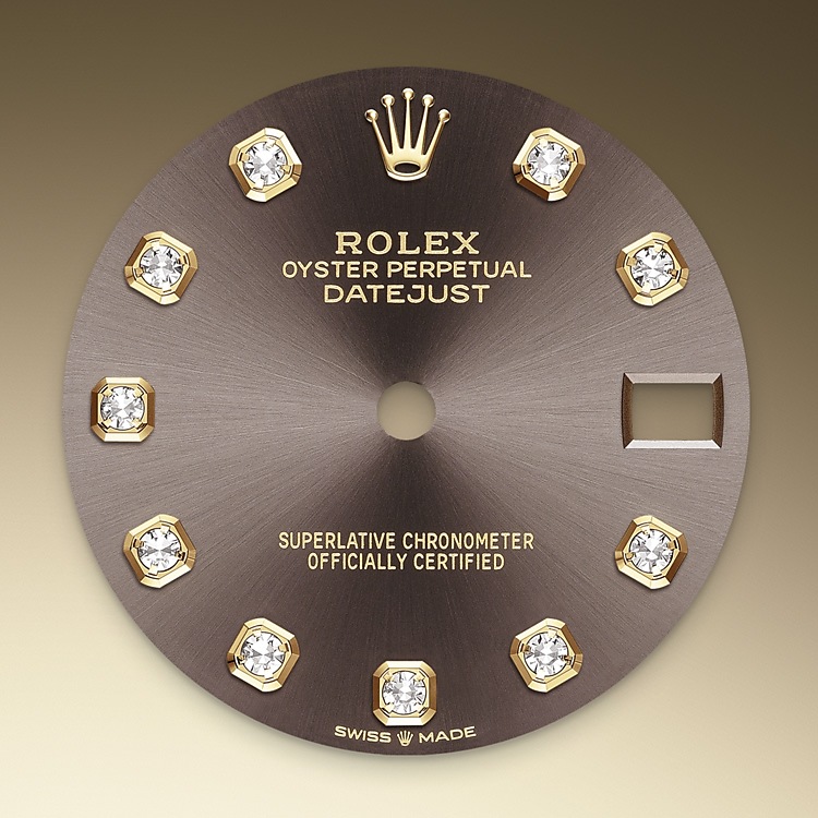Rolex datejust em Oyster, 31 mm, yellow gold m278278-0036 em Marcolino