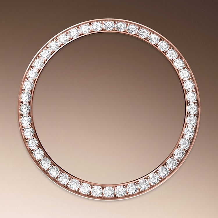 Rolex lady-datejust em Oyster, 28 mm, ouro Everose e diamantes m279135rbr-0001 em Marcolino
