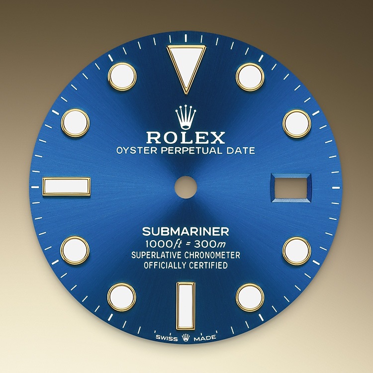 Rolex submariner em Oyster, 41 mm, yellow gold m126618lb-0002 em Marcolino