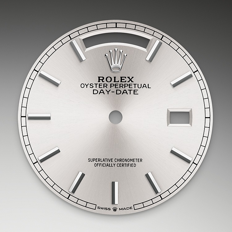 Rolex day-date em Oyster, 36 mm, white gold m128239-0005 em Marcolino