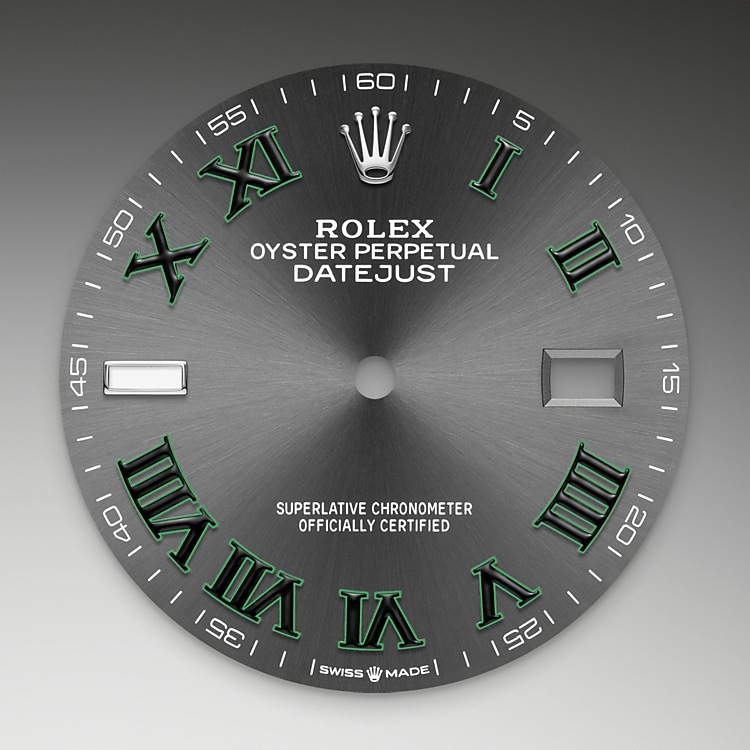 Rolex datejust em Oyster, 36 mm, aço Oystersteel e ouro branco m126234-0046 em Marcolino