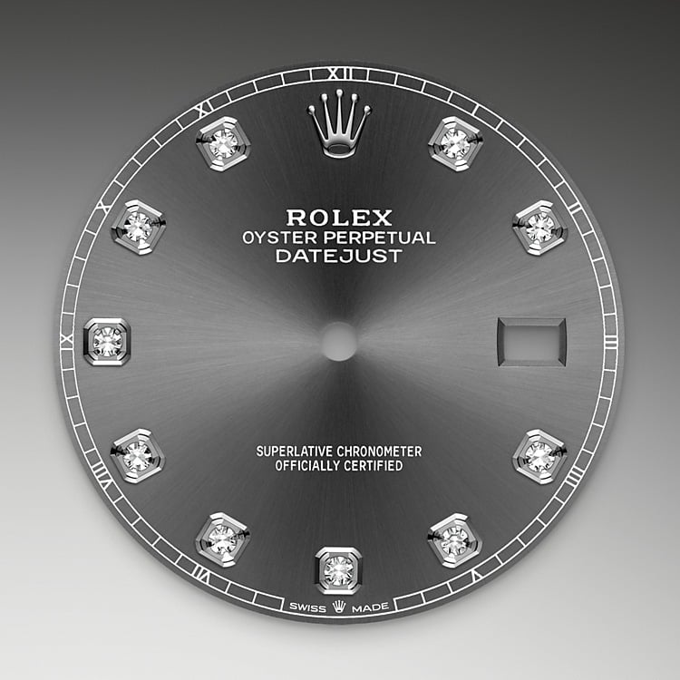 Rolex datejust em Oyster, 41 mm, aço Oystersteel e ouro branco m126334-0006 em Marcolino