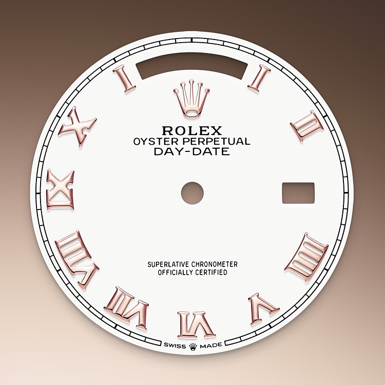 Rolex day-date em Oyster, 36 mm, Everose gold m128235-0052 em Marcolino