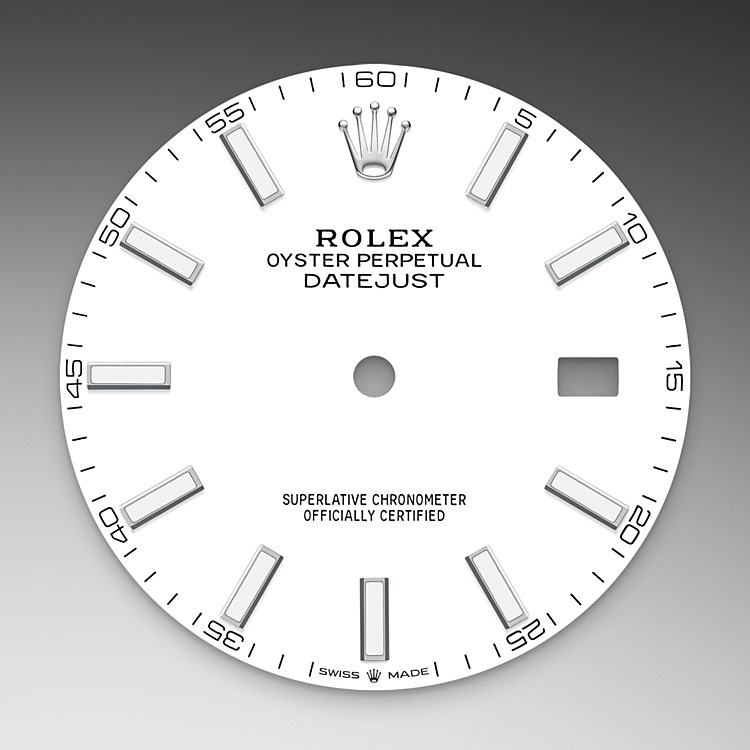 Rolex datejust em Oyster, 41 mm, aço Oystersteel m126300-0005 em Marcolino