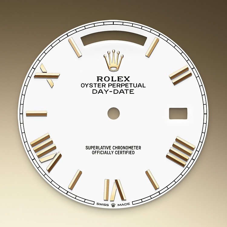 Rolex day-date em Oyster, 40 mm, yellow gold m228238-0042 em Marcolino