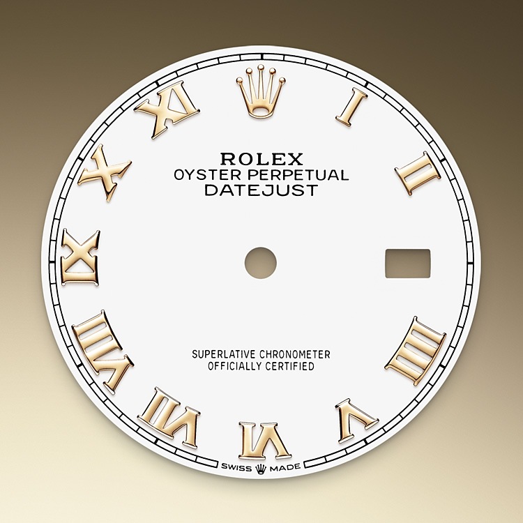 Rolex datejust em Oyster, 36 mm, aço Oystersteel e ouro amarelo m126203-0030 em Marcolino