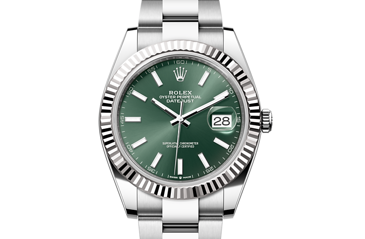 Rolex datejust em Oyster, 41 mm, Oystersteel and white gold m126334-0027 em Marcolino