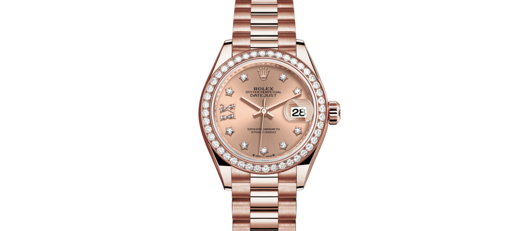 Lady datejust everose gold hot sale