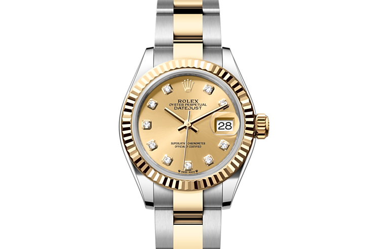 Rolex lady-datejust em Oyster, 28 mm, Oystersteel and yellow gold m279173-0012 em Marcolino