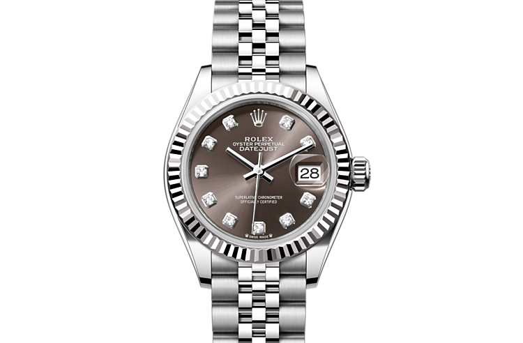 Rolex lady-datejust em Oyster, 28 mm, Oystersteel and white gold m279174-0015 em Marcolino