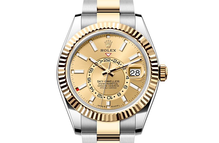 Rolex sky-dweller em Oyster, 42 mm, Oystersteel and yellow gold m336933-0001 em Marcolino