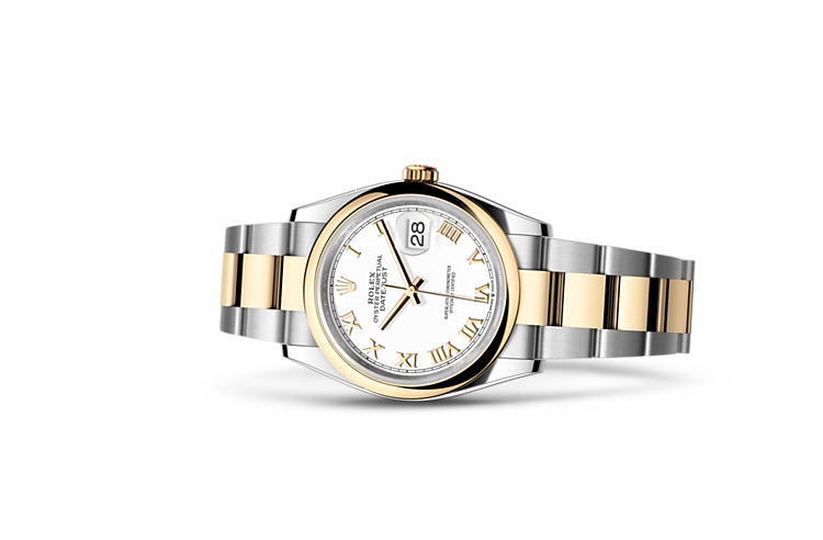 Rolex datejust em Oyster, 36 mm, Oystersteel and yellow gold m126203-0030 em Marcolino