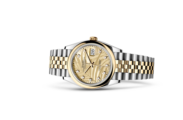 Rolex datejust em Oyster, 36 mm, Oystersteel and yellow gold m126203-0043 em Marcolino