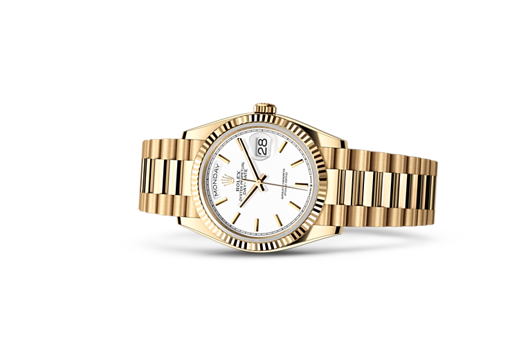 Rolex day-date em Oyster, 36 mm, yellow gold m128238-0081 em Marcolino