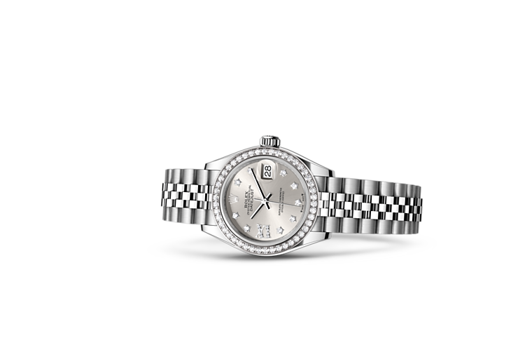Rolex lady-datejust em Oyster, 28 mm, Oystersteel, white gold and diamonds m279384rbr-0021 em Marcolino